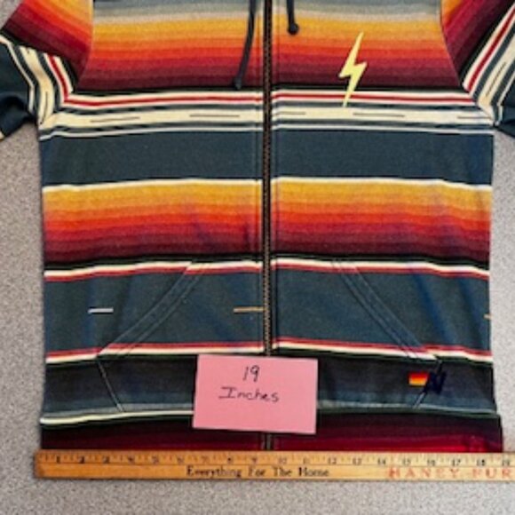 Aviator Nation Tulum Hand-Dyed Hoodie Size L - Picture 6 of 9